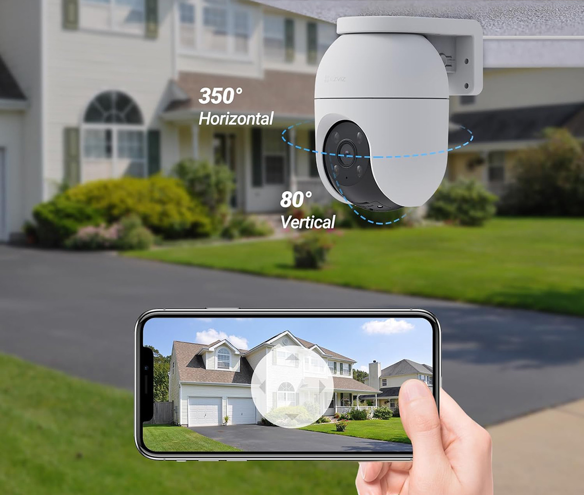 La Caméra de surveillance Wi-Fi parfaite et pas chère ? EZVIZ C8c 4K 2 Ezviz C8c 4k Angle Vision
