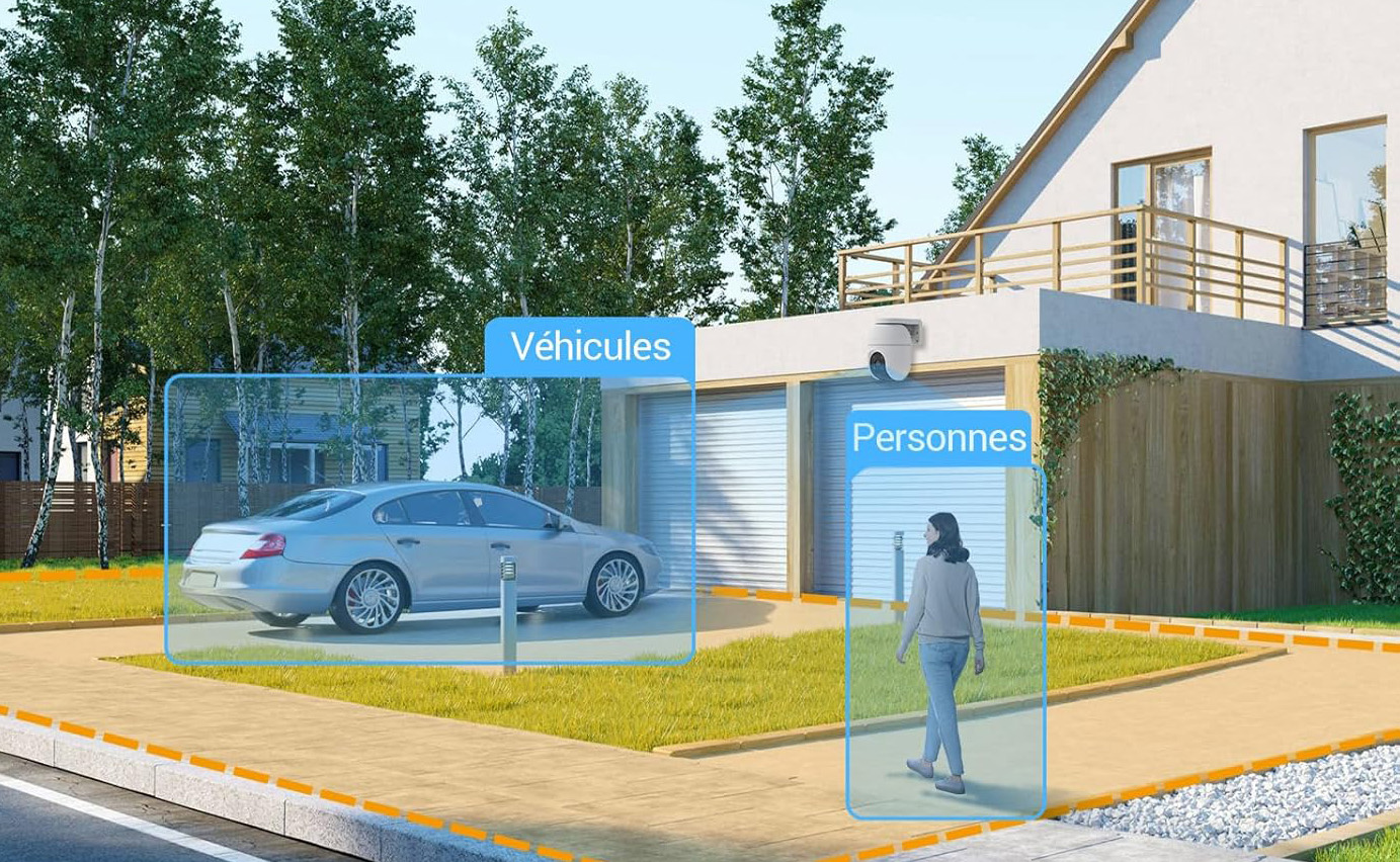La Caméra de surveillance Wi-Fi parfaite et pas chère ? EZVIZ C8c 4K 4 Ezviz C8c 4k Detection Intelligente Ia