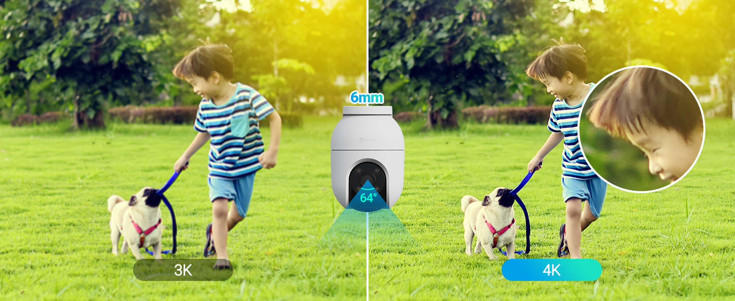 La Caméra de surveillance Wi-Fi parfaite et pas chère ? EZVIZ C8c 4K 3 Ezviz C8c 4k Resolution
