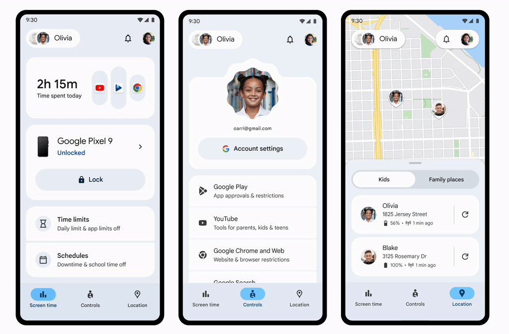 Google lance de nouvelles outils pour aider les parents à gérer les smartphones Android de leurs enfants 3 Android Google Family Link enfants