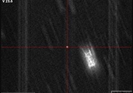 L'astéroïde 2024 YR4 observé le 7 février 2025 depuis le télescope Gemini South / Crédit : Catalina Sky Survey/ LPL/Wierzchos/ Bryce Bolin)