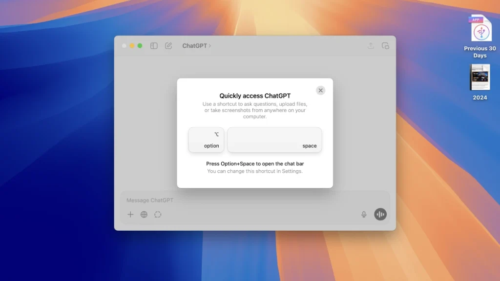 L'application Mac de ChatGPT est-elle plus performante que le site web ? Découvrons-le ensemble ! 2 L'application ChatGPT est-elle mieux que le site web