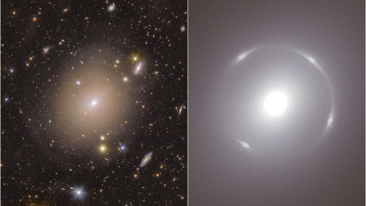 Le télescope spatial Euclid capture un parfait anneau d'Einstein : la clé d'une nouvelle galaxie 2 ESA/Euclide/Euclid Consortium/NASA | L'anello di Einstein attorno alla galassia NGC 6505