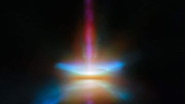 L'étoile née à 450 années-lumière de la Terre : les images du télescope Webb révèlent des détails époustouflants 3 L'immagine di HH 30, la nebulosa associata a una stella appena nata nella costellazione del Toro, ottenuta dal telescopio spaziale James Webb / Credit: NASA/ESA/CSA
