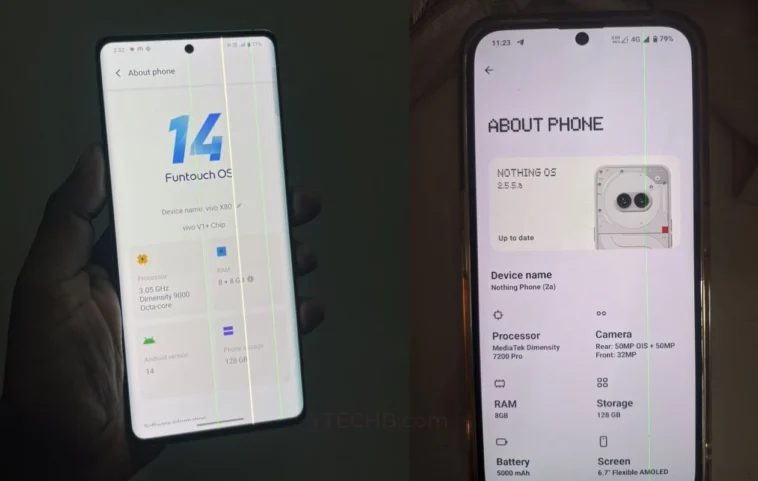 Liste des smartphones présentant le plus de problèmes de lignes vertes 1 Liste des smartphones présentant le plus de problèmes de lignes vertes