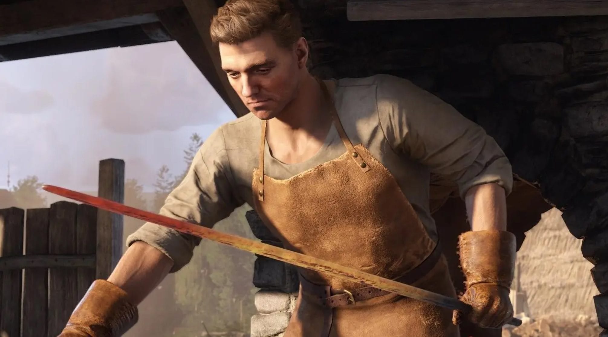 Nous avons testé un simulateur de vie médiévale : attention à l'hygiène personnelle avec Kingdom Deliverance 2 5 KINGDOM COME DELIVERANCE 2 | L'équipement est fondamental, au point qu'il est possible de participer à la forge pour améliorer ce que l'on porte