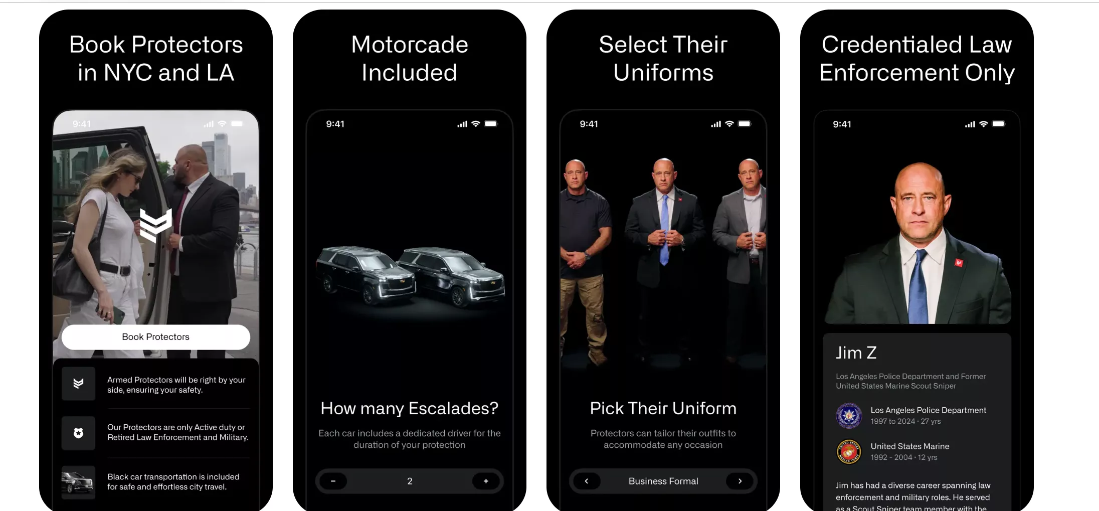 Protector : l'app qui vous permet de réserver des agents de sécurité armés en un clic 2 Protector lapp qui vous permet de reserver des agents