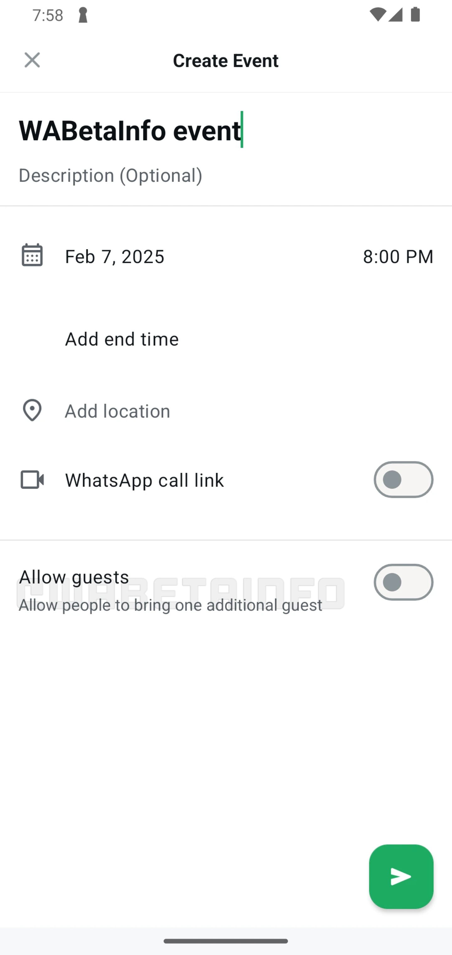 Tu invites un ami à une fête ? Avec les nouveautés de WhatsApp, l’hôte ne sera pas pris au dépourvu ! 3 Avez-vous un invité à une fête ? Avec la nouveauté de WhatsApp, l'hôte ne sera pas surpris