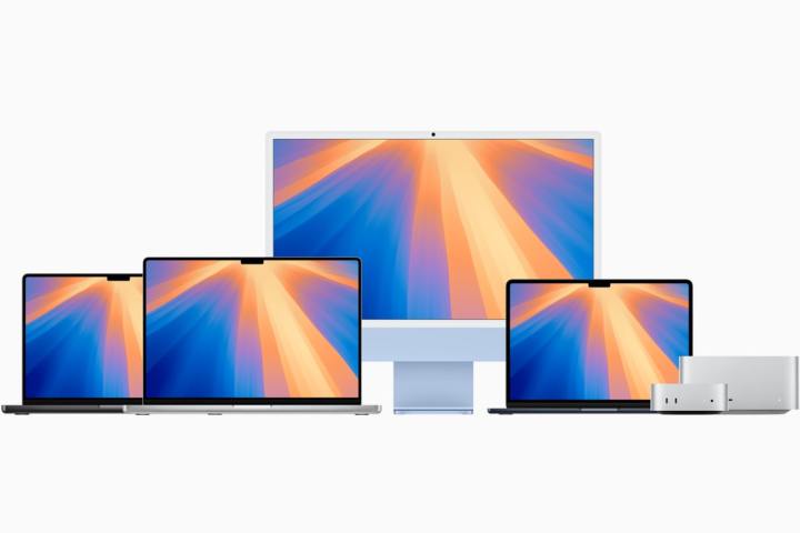 Un nouveau rapport critique la réparabilité des MacBooks. Voici ce que vous pouvez faire si vous devez réparer le vôtre 2 Une gamme de Macs Apple contre un fond gris.