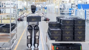 La Chine accélère la production massive de robots humanoïdes pour révolutionner ses usines 7 Robot Chine Entrepot