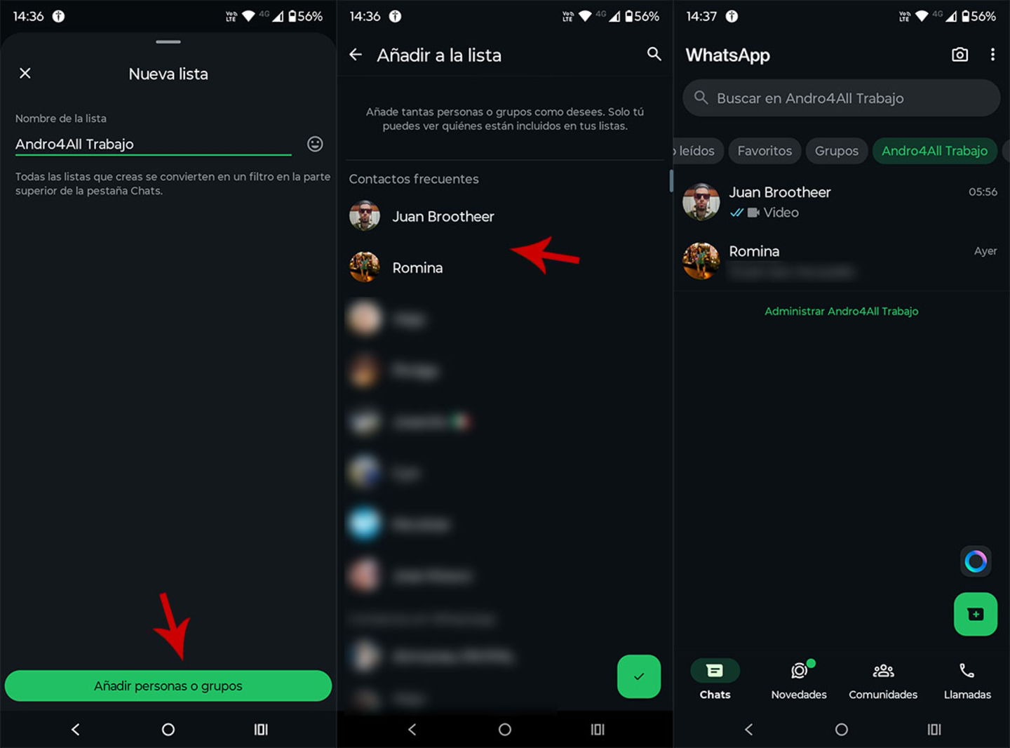 Qu'est-ce que les listes de WhatsApp et comment en tirer le meilleur parti ? 5 Que peut-on faire avec les listes de WhatsApp