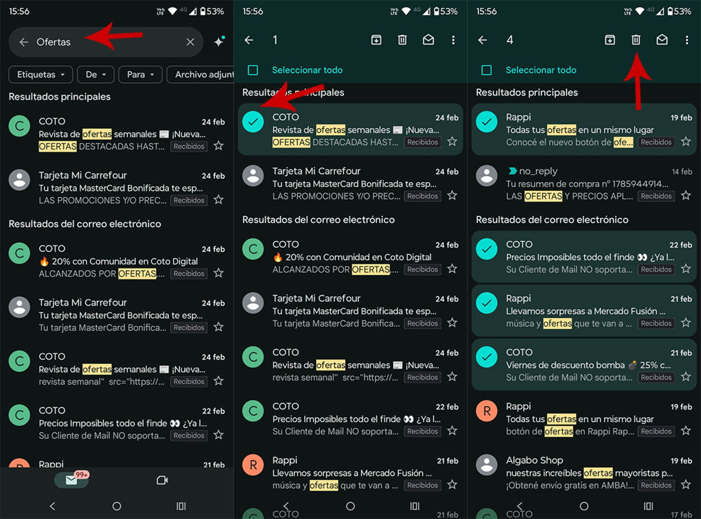 Comment nettoyer votre Gmail depuis votre mobile en 2025 : guide complet 3 Vérifiez et supprimez les courriels inutiles