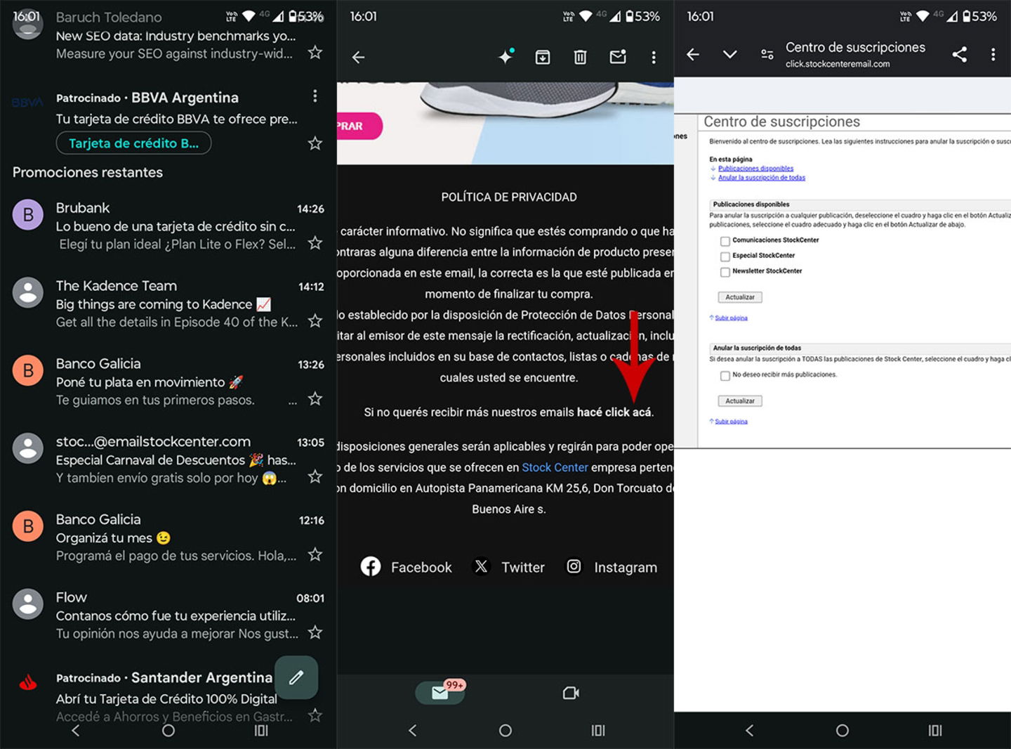 Comment nettoyer votre Gmail depuis votre mobile en 2025 : guide complet 6 Annulez les abonnements aux courriels indésirables