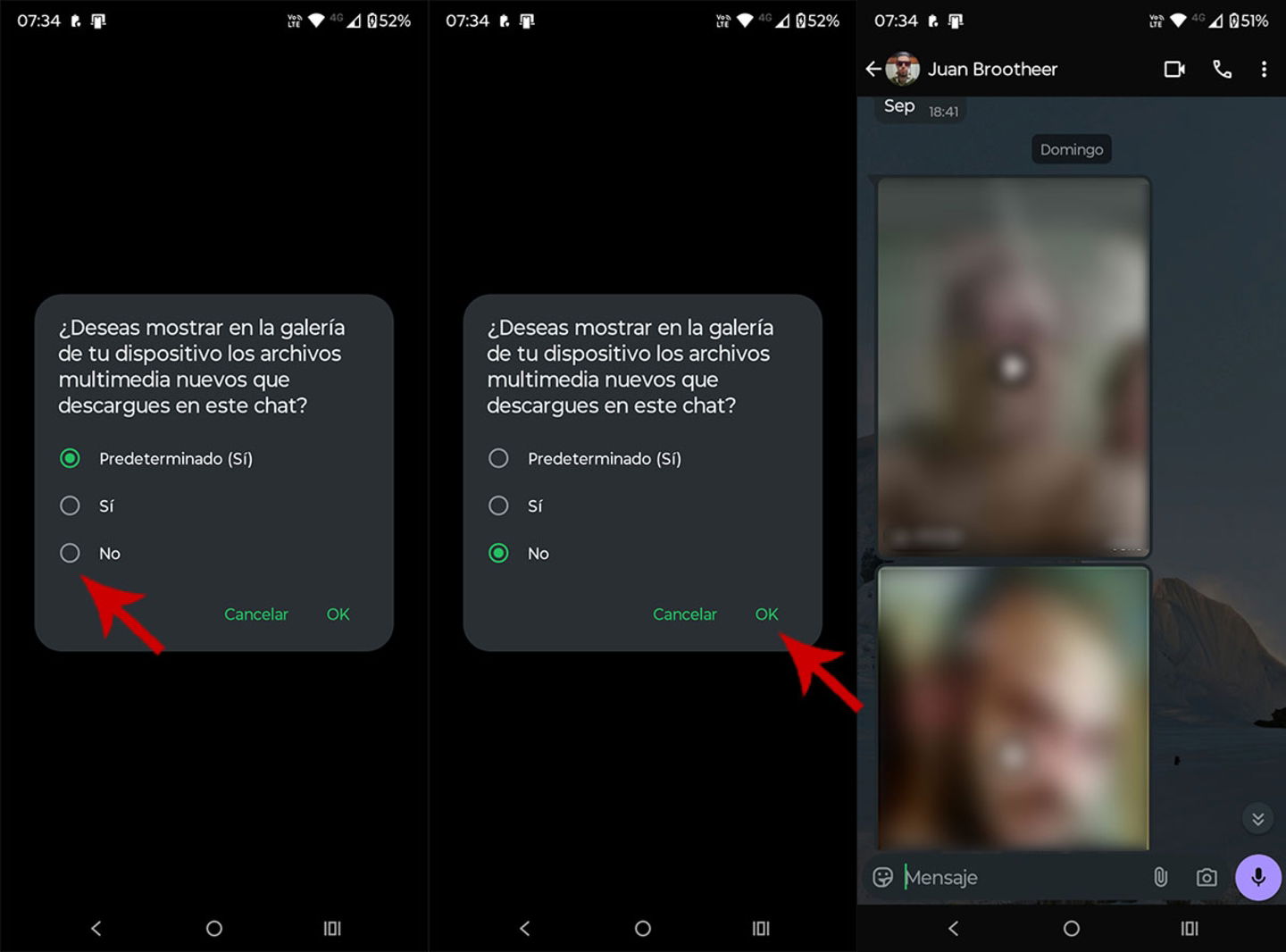Comment cacher des images sensibles dans un chat WhatsApp facilement ? 4 Cacher des photos et vidéos d'une discussion WhatsApp