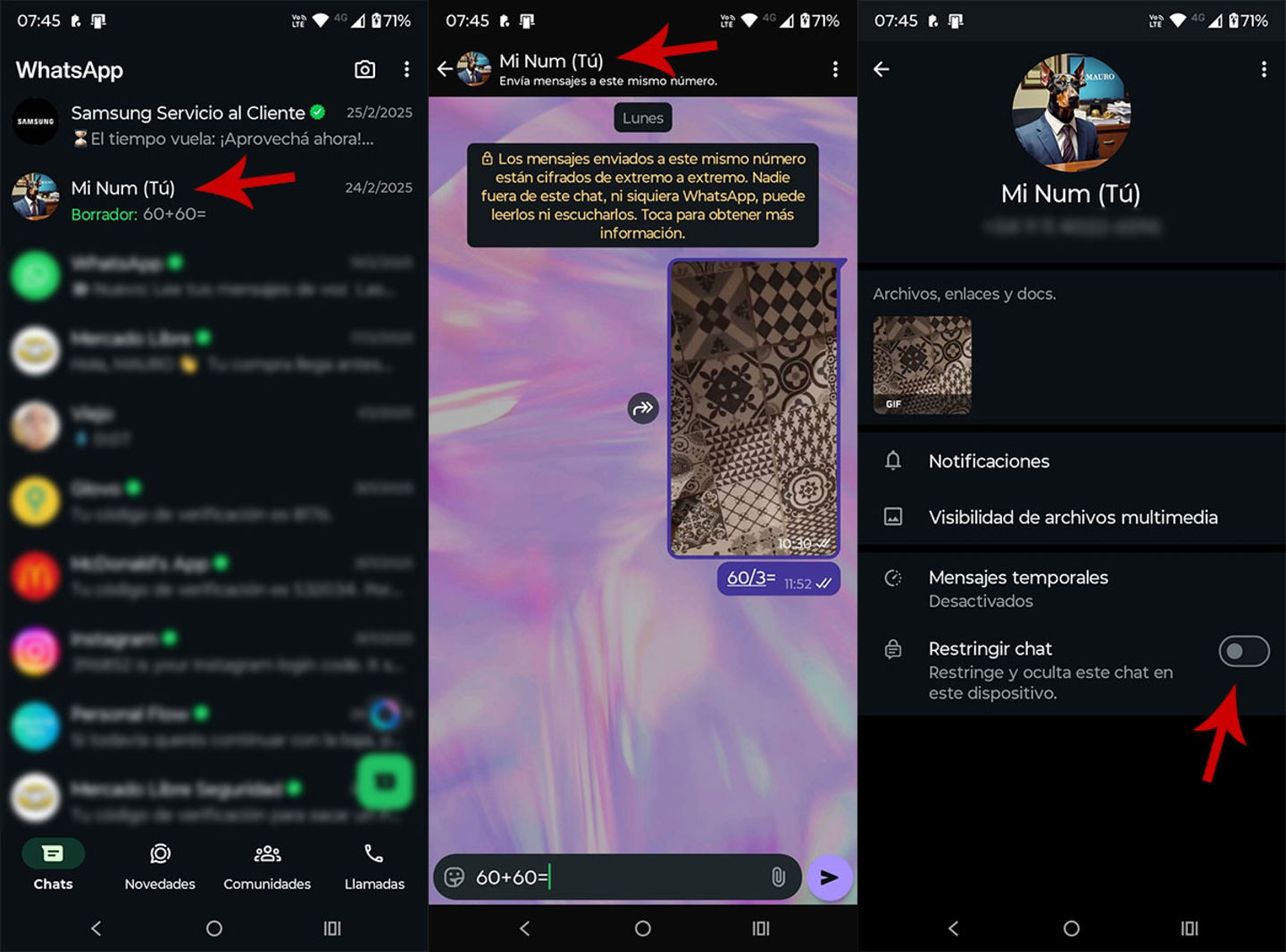 Comment cacher des images sensibles dans un chat WhatsApp facilement ? 5 Cacher une discussion sur WhatsApp