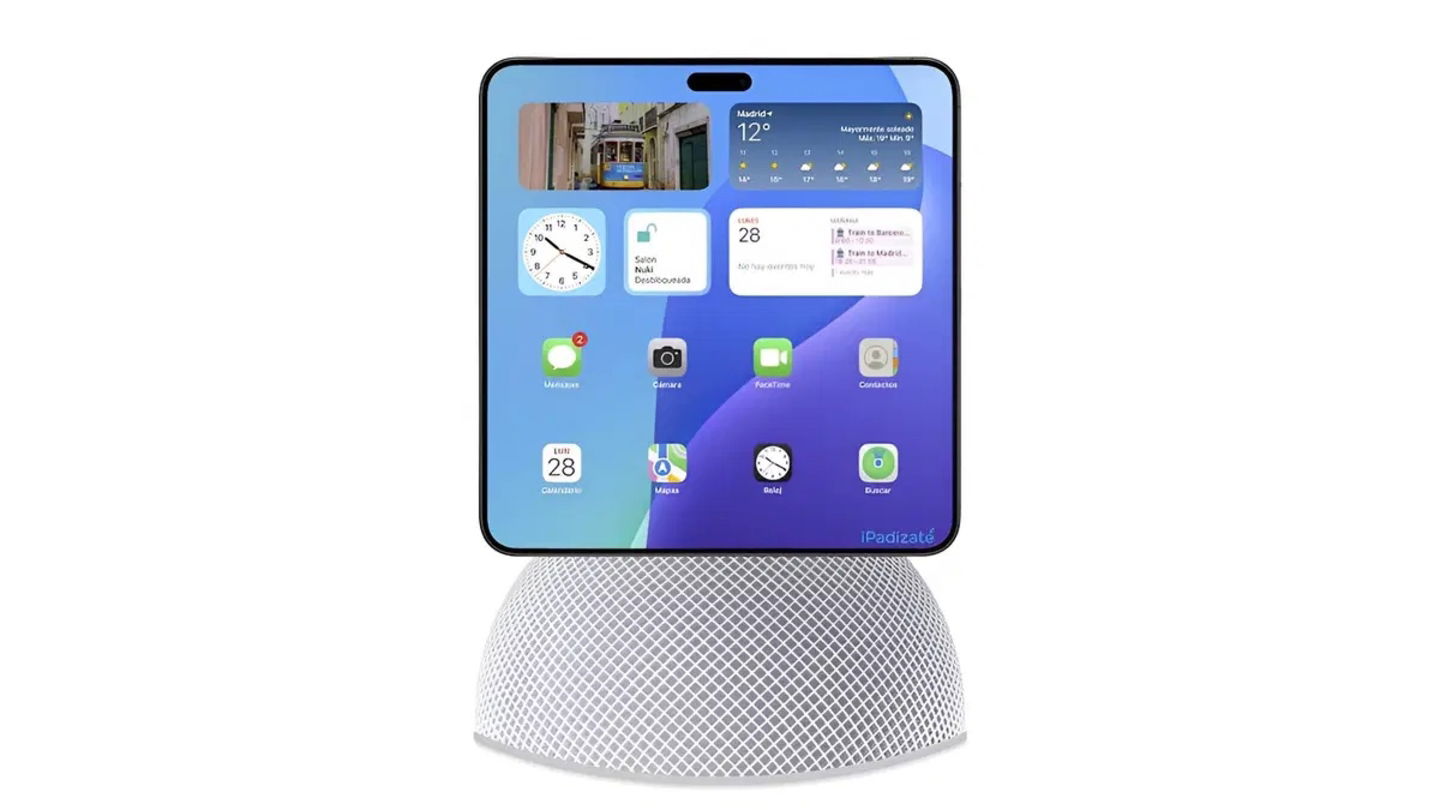 Concept de HomePod avec écran