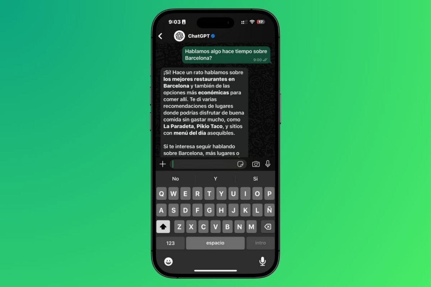 Comment intégrer ChatGPT sur WhatsApp : guide complet pour exploiter l'IA dans l'appli 5 Comment avoir ChatGPT sur WhatsApp : guide complet pour utiliser l'IA dans l'application de messagerie