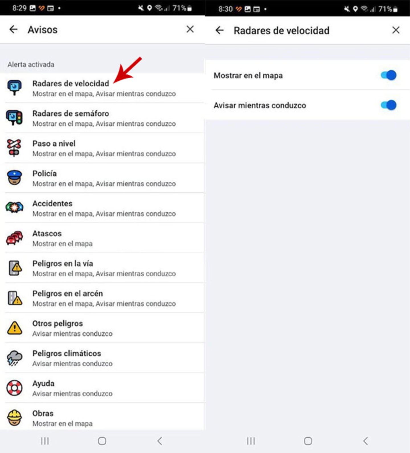Comment recevoir les alertes de Waze pour les radars sur Google Maps ? 5 Afficher les radars dans Waze