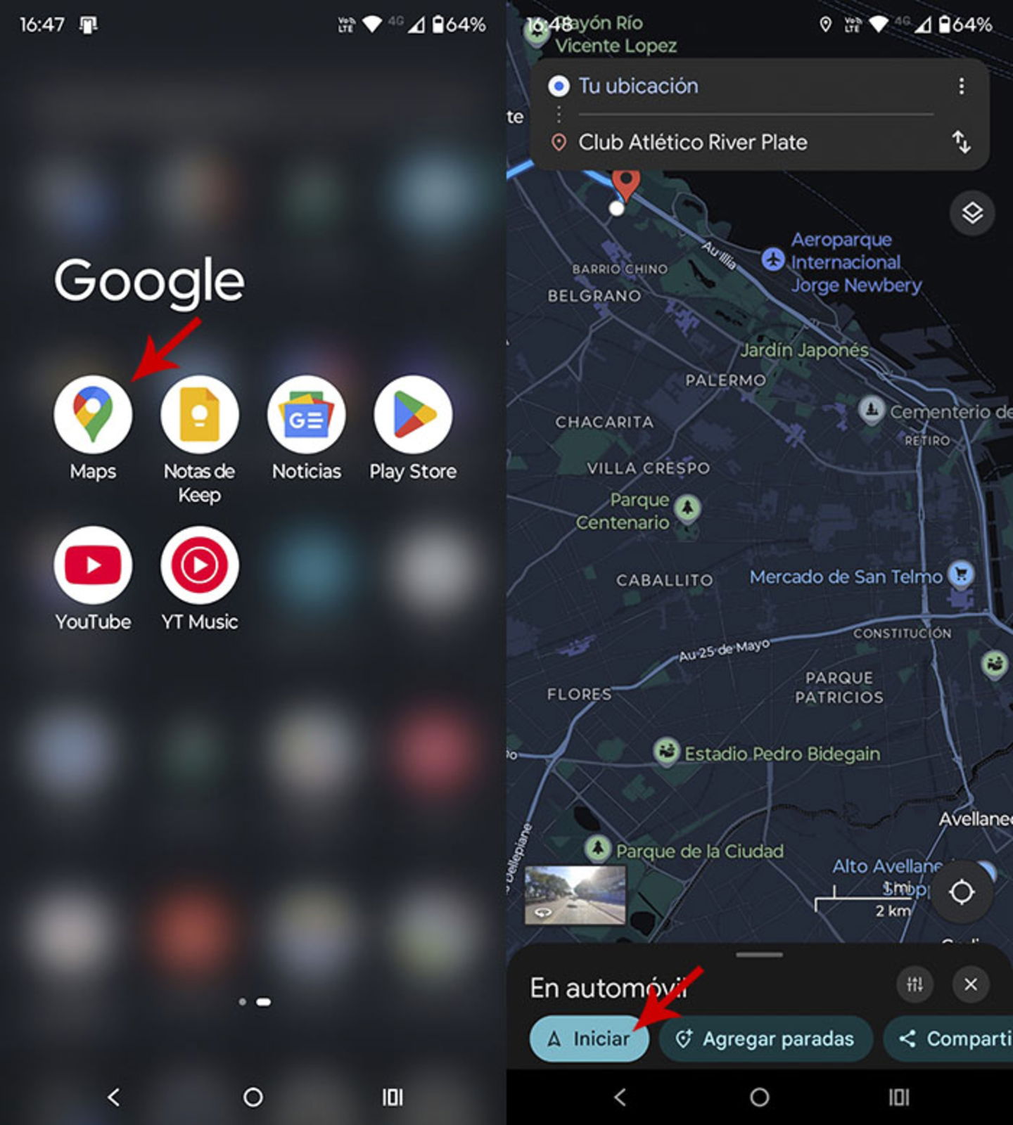 Comment recevoir les alertes de Waze pour les radars sur Google Maps ? 6 Démarrer la navigation dans Google Maps