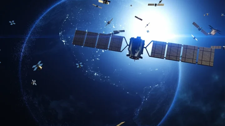Des satellites qui brûlent du métal solide pourraient un jour utiliser les déchets spatiaux comme carburant 6 Illustration satellites comme débris spatiaux dans l'orbite terrestre