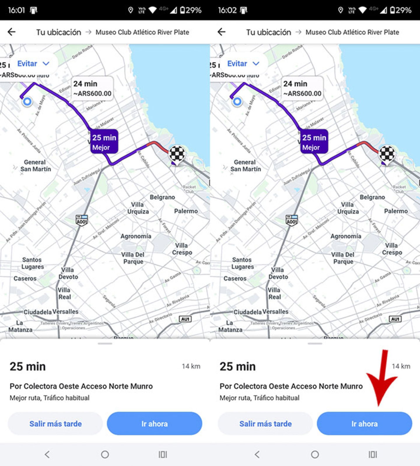 Comment utiliser Waze hors ligne : tutoriel complet pour télécharger cartes et itinéraires 5 Attendre que Waze enregistre l'itinéraire dans le cache du mobile