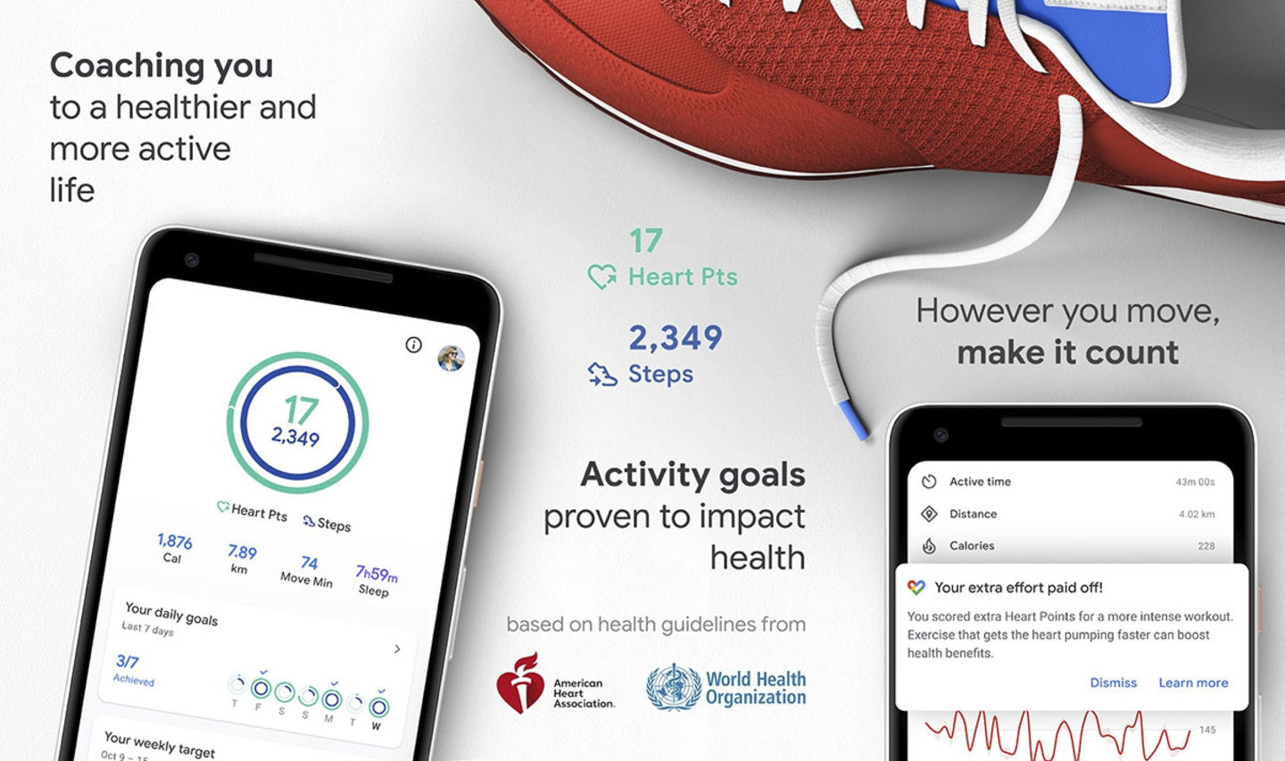 Comment suivre vos pas avec un smartphone Xiaomi sans montre ni bracelet connecté 4 Google Fit vous permet aussi de compter les pas