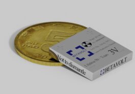Batterie Nucléaire De La Taille D'une Version De 3v Avec