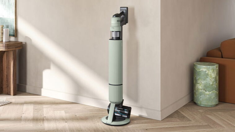 Aspirateur sans fil Samsung Jet AI Ultra : 400 W de puissance et 160 min d'autonomie ! 1 Samsung Jet AI Ultra : 400 W de puissance, 160 minutes d'autonomie avec IA dans une aspirateur sans fil