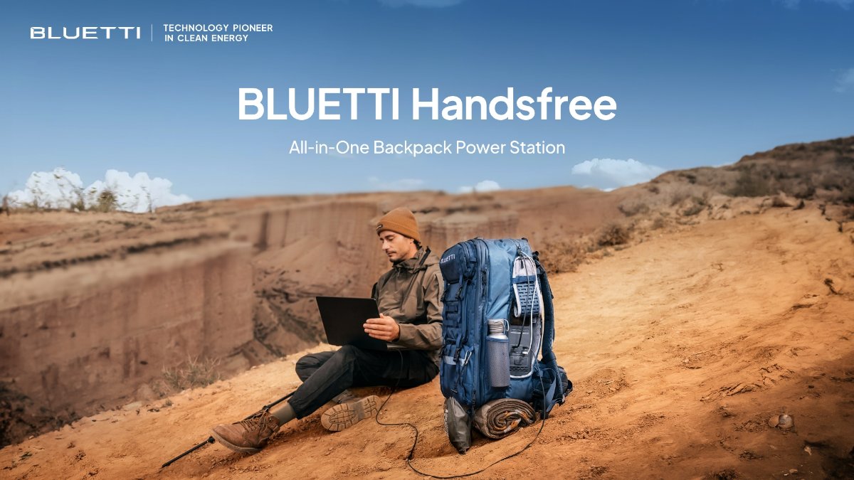 BLUETTI dévoile la station électrique portable Elite 200 V2 et sac à solaire Handsfree Series pour une autonomie énergétique ultime 6 Bluetti Handsfree 02