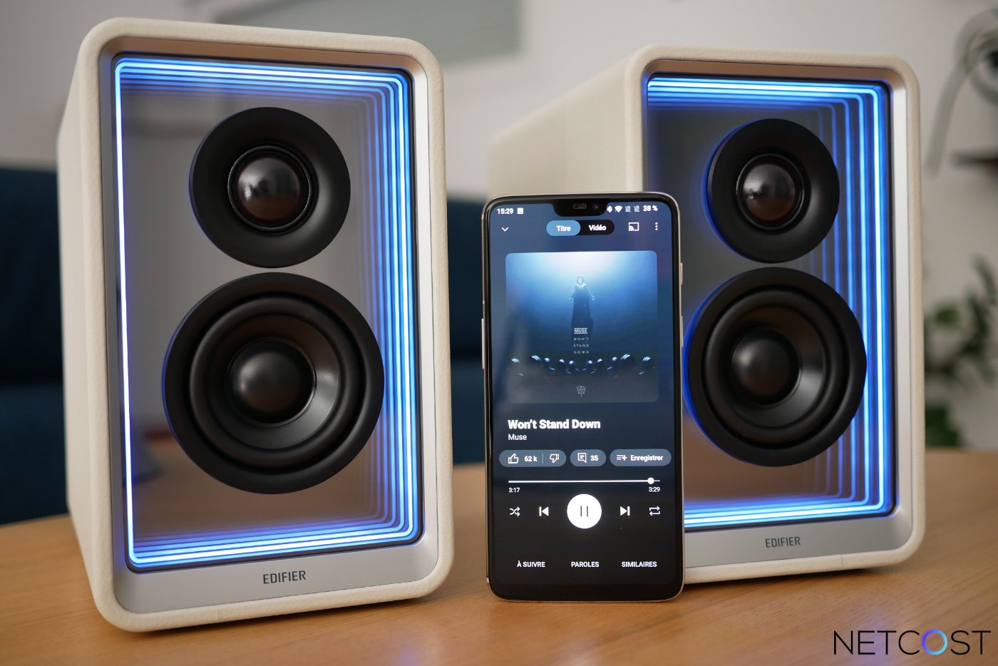 Edifier QR65 : TEST des Enceintes actives au design lumineux 39 Edifier Qr65 Enceinte Amplifie Test Review Netcost (40)
