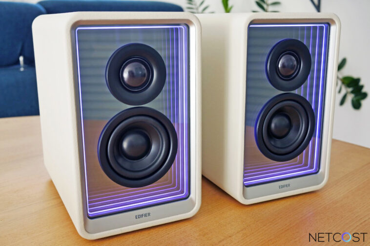 Edifier QR65 : TEST des Enceintes actives au design lumineux 1 Edifier Qr65 Enceinte Amplifie Test Review Netcost