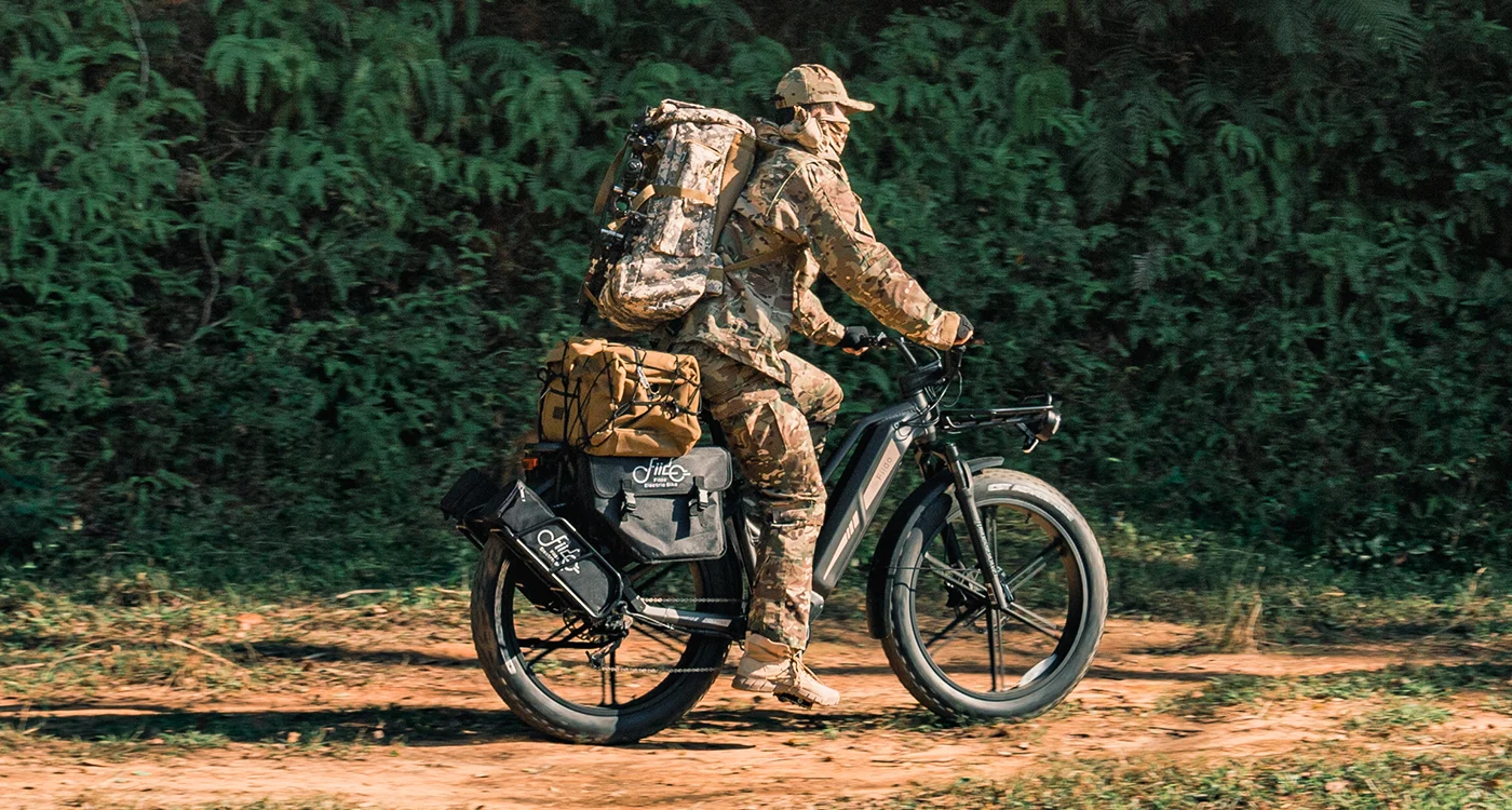 Fiido Titan 2025 : Le vélo électrique touring encore meilleur, au même prix 5 Fiido Titan 2025 Velo Electrique Armee