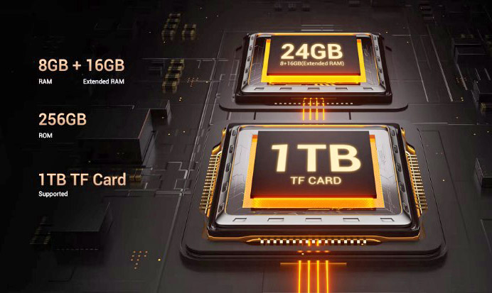 FOSSiBOT F112 Pro : Le smartphone robuste 5G qui ne sacrifie pas le style en promo 10 Fossibot F112 Pro Stockage