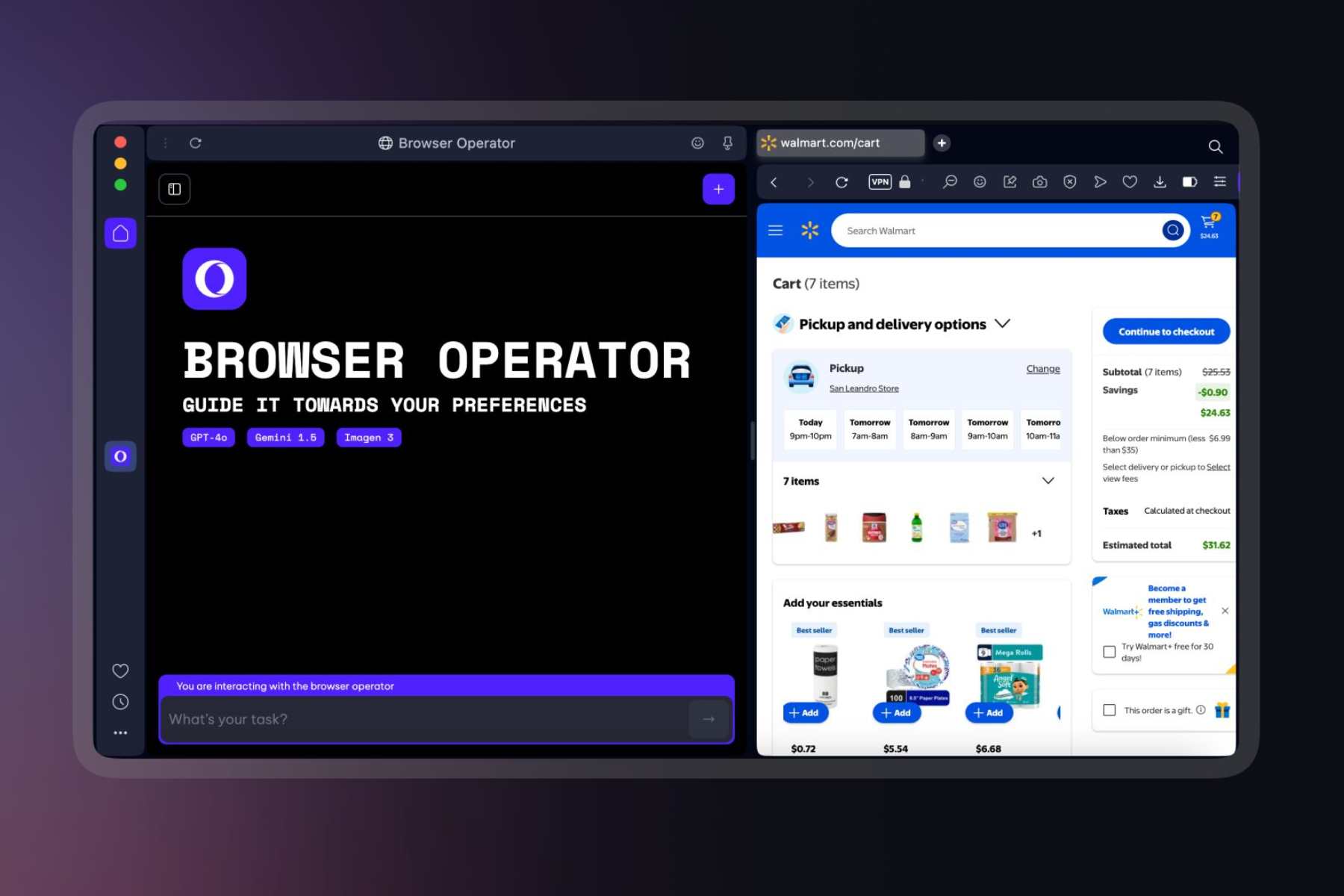 L'Opérateur d'Opera va réduire vos clics et naviguer sur le web pour vous 2 Outil Opera browser Operator