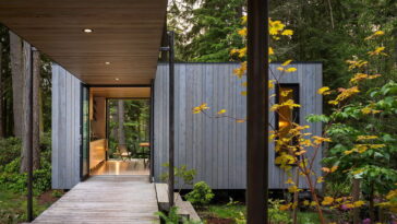 La maison préfabriquée durable et modulable comme un puzzle 18 La maison préfabriquée durable et amusante qui fonctionne comme un puzzle. Vous pouvez la modifier à votre guise