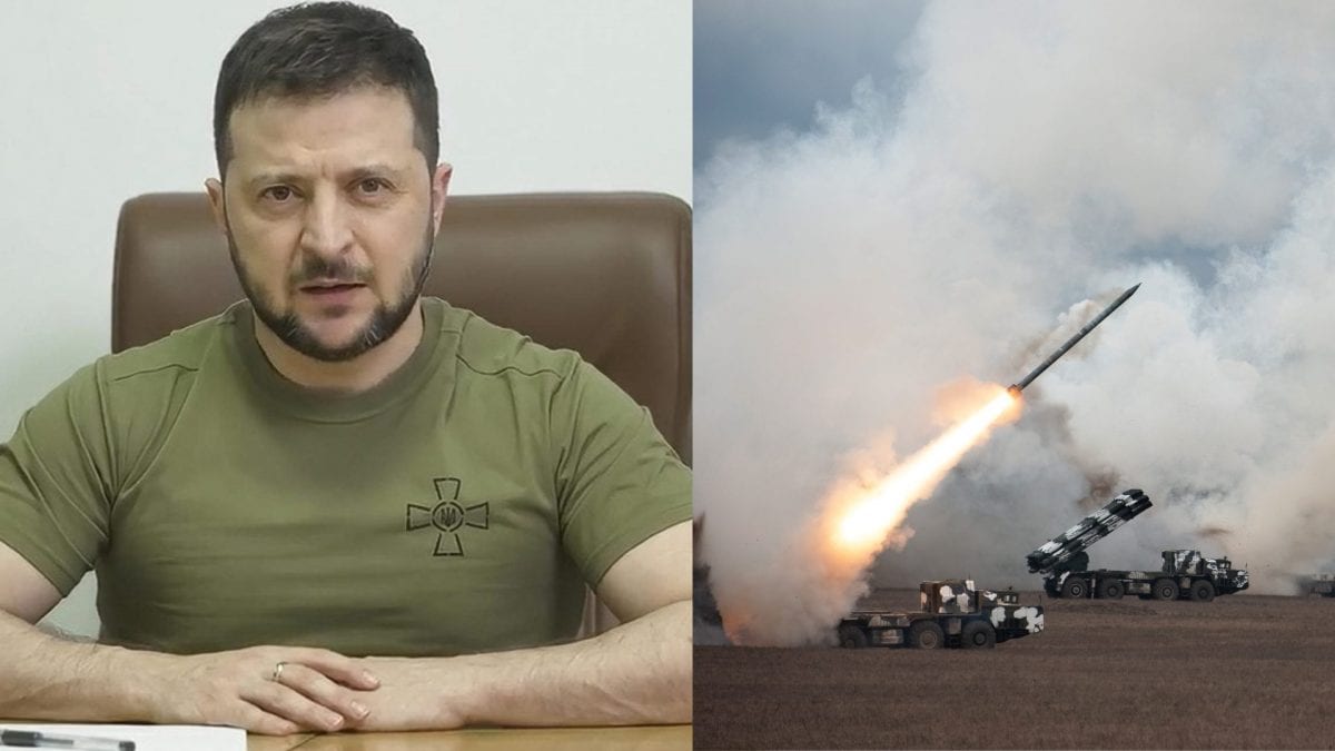 Qu'est-ce que le Long Neptune, le nouveau missile à longue portée de Kiev : "Il peut atteindre mille kilomètres" 2 À gauche Volodymyr Zelensky, à droite photo d'archives