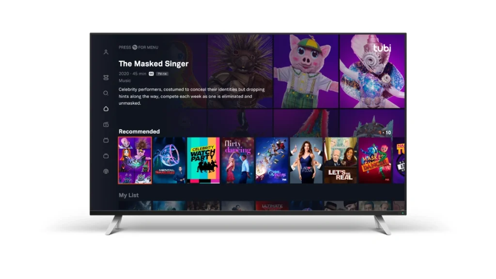 Tubi TV : Liste des chaînes, régions disponibles et appareils compatibles 2 Liste des chaînes Tubi TV