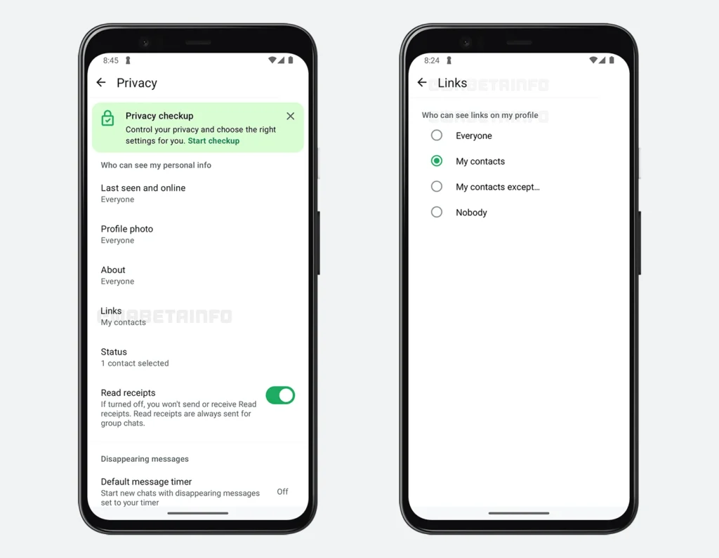 Un peu plus de confidentialité sur WhatsApp grâce à cette nouveauté dévoilée 3 WhatsApp Instagram link privacidade