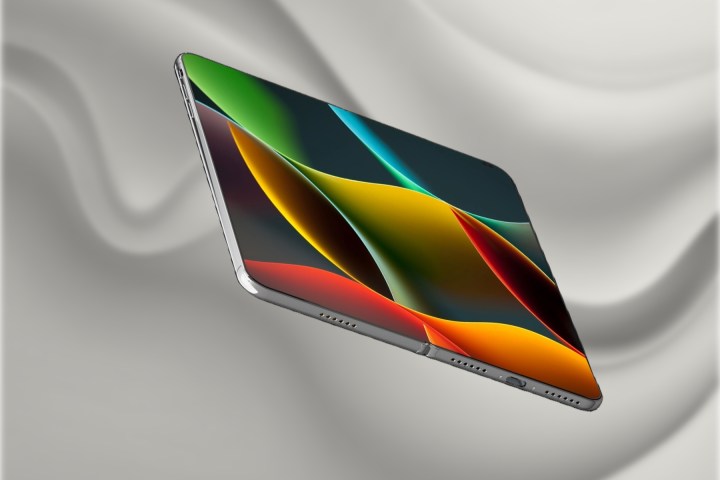 Voici comment le premier MacBook pliable d'Apple pourrait me conquérir 3 Concept render of a foldable iPhone.