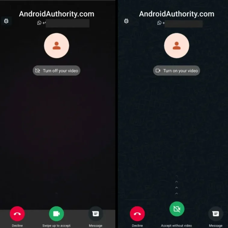 WhatsApp dévoile une fonctionnalité qui mettra fin aux surprises lors des appels vidéo 1 WhatsApp dévoile une fonctionnalité qui mettra fin aux surprises lors des appels vidéo