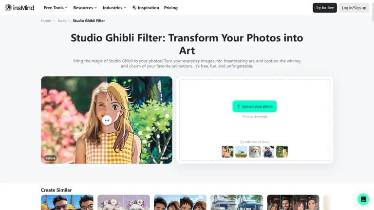 Comment créer des images au style de l'art de Studio Ghibli avec ChatGPT 4o 6 Insmind