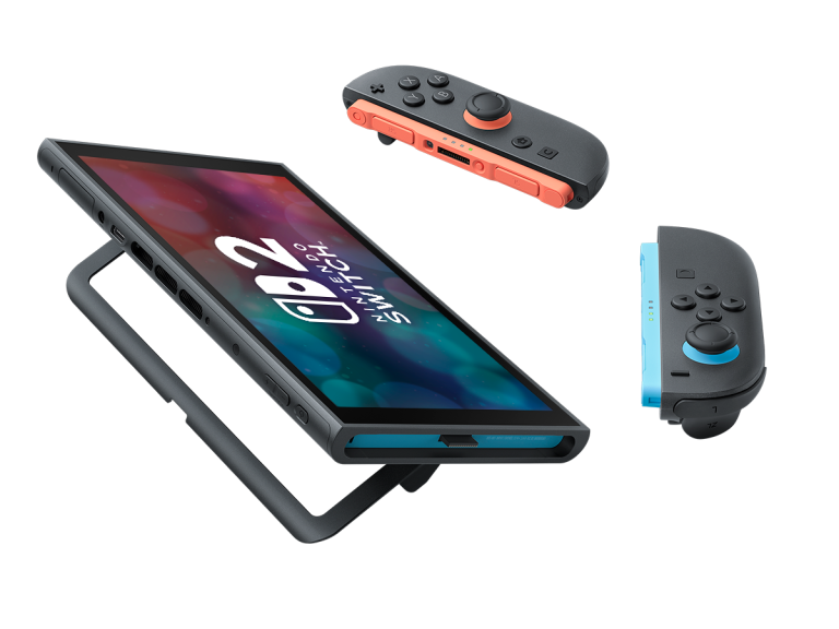 Nintendo Switch 2 avec Joy-Con 2 et nouveau support