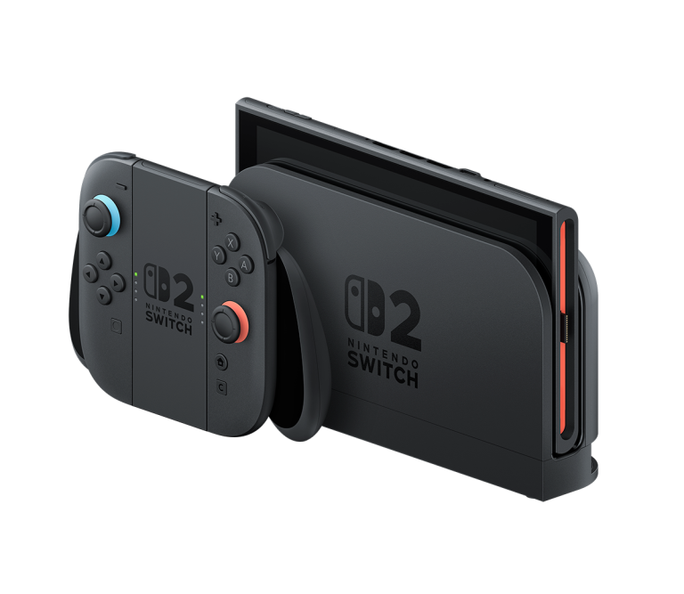 La Nintendo Switch 2 fonctionnant dans le dock avec davantage de puissance et pouvant donner des résolutions jusqu'à 4K à 120 fps sur votre téléviseur. (Photo : Nintendo)