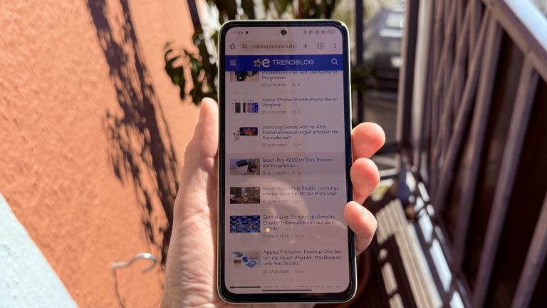 Xiaomi Redmi Note 14 (4G) : Est-il suffissant ? 3 Xiaomi Redmi Note 14 Test Display Sonnenlicht Modus