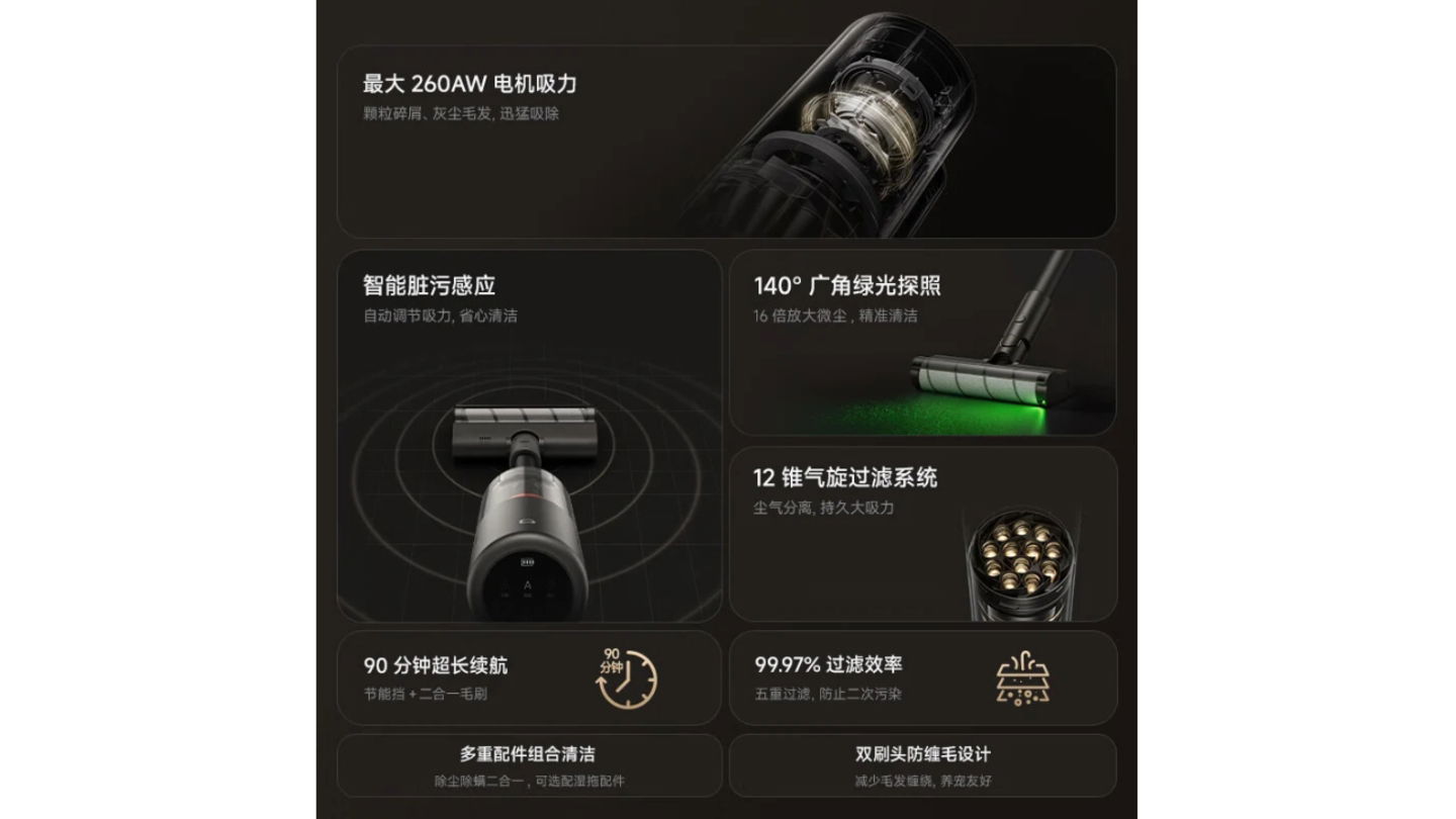 Attention Dyson : la nouvelle aspirateur à main de Xiaomi se vide en quelques secondes ! 300€ 3 Tiembla Dyson: la nouvelle aspirateur de main de Xiaomi se vide automatiquement en secondes et coûte environ 300 euros