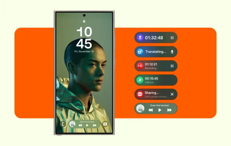 La barre Now sur One UI 7 : Découvrez son fonctionnement et les applications compatibles ! 1 La barre Now sur One UI 7 : Découvrez son fonctionnement et les applications compatibles !