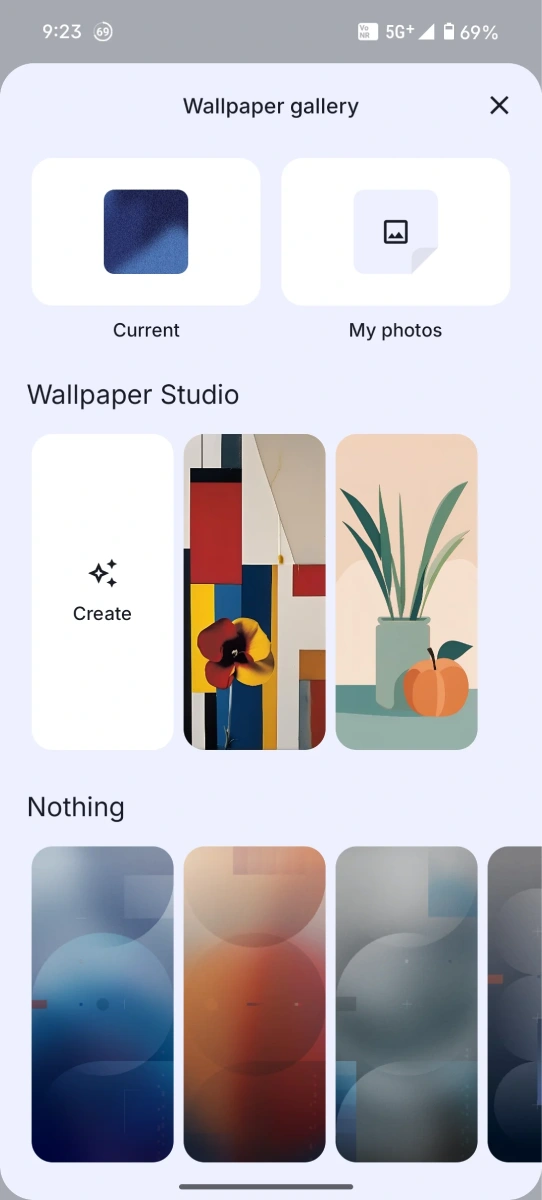 Comment personnaliser l'écran d'accueil de la série Nothing Phone (3a) pour un style unique et percutant 6 Changer le fond d'écran Nothing Phone 3a
