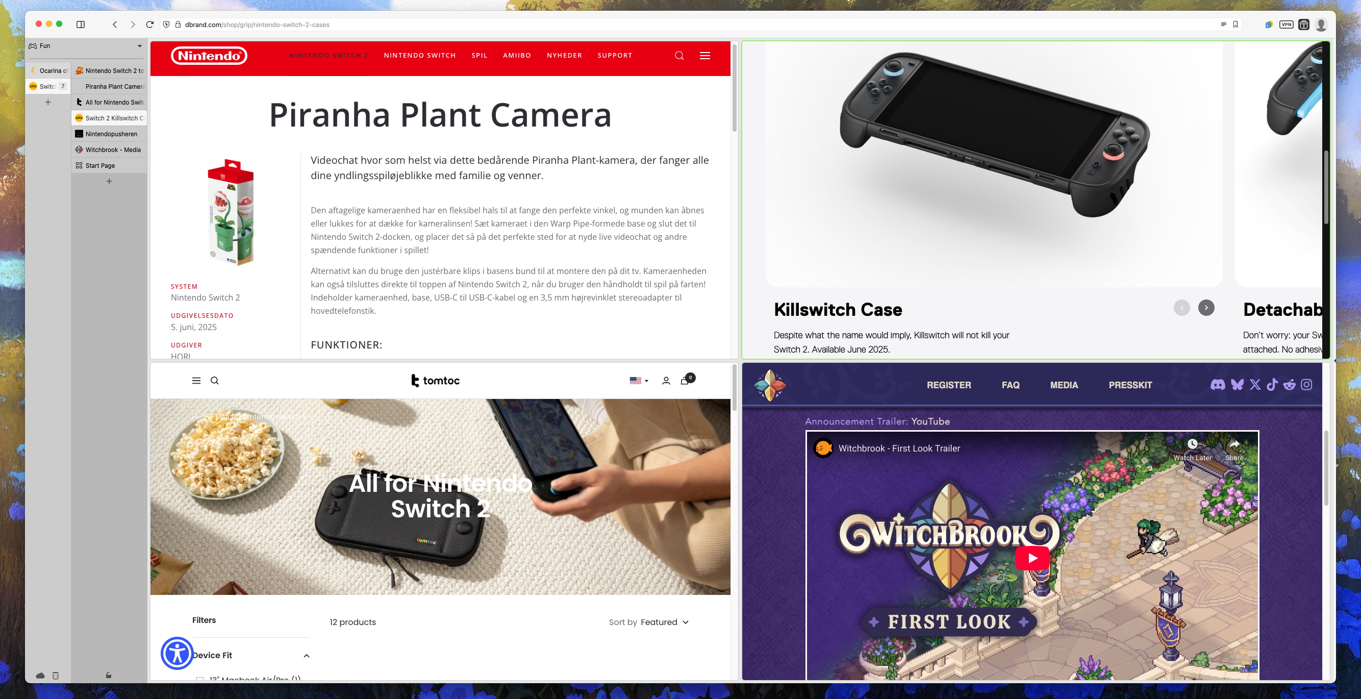 J'ai abandonné Chrome pour le navigateur Vivaldi, et c'est génial ! 5 Capture d'écran de l'agencement des onglets dans Vivaldi.