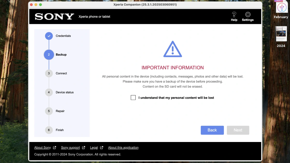 Téléchargez Xperia Companion pour Windows et Mac : la suite PC essentielle de Sony ! 3 Sony Xperia Companion PC Suite