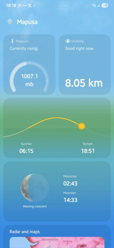 Comment obtenir l'application Météo One UI 8 sur n'importe quel smartphone Galaxy 8 Design de l'application météo One UI 8